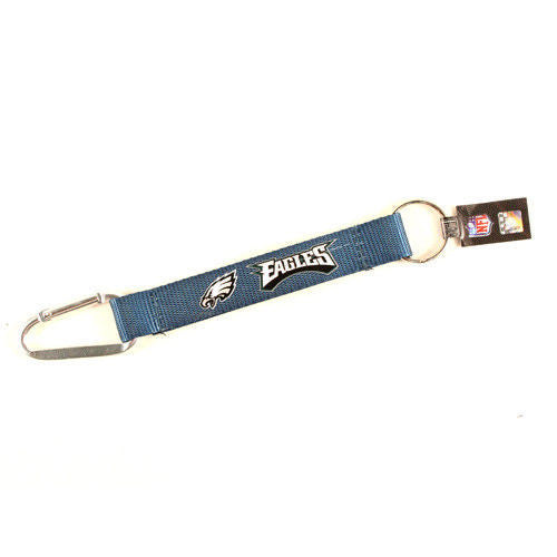 Carabiner Lanyard Keychain 8" NFL Pick Your Team Football NEW!