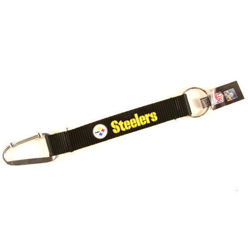 Carabiner Lanyard Keychain 8" NFL Pick Your Team Football NEW!