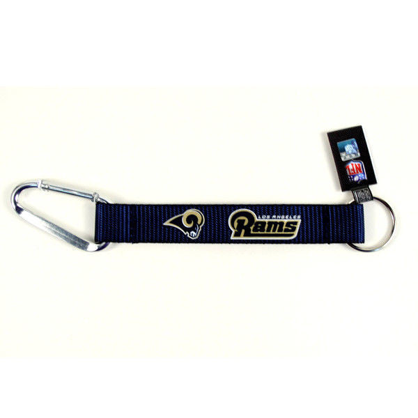 Carabiner Lanyard Keychain 8" NFL Pick Your Team Football NEW!
