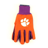 College Sport Utility Work Play Gloves Ncaa No Slip Grip Adult Pick Your Team