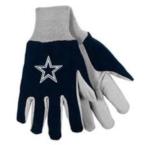 NFL Sport Utility Work Play Football Gloves No Slip Grip Adult