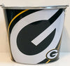 NFL Aluminum Bucket 5 QT Drink Party Pail Ice Metal  - Choose Your Team