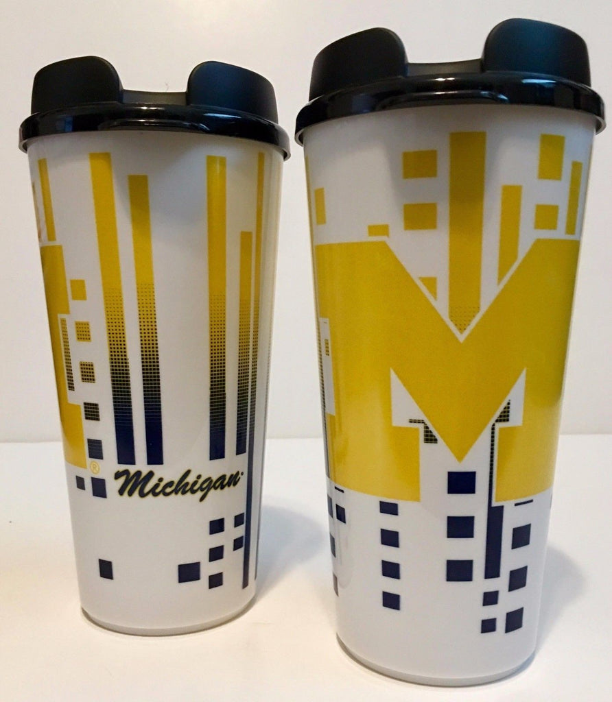 Tumblers With Snap Tight Lids 2Pk Ncaa 32Oz Travel Cup College -Pick Your Teams