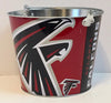 NFL Aluminum Bucket 5 QT Drink Party Pail Ice Metal  - Choose Your Team