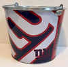 NFL Aluminum Bucket 5 QT Drink Party Pail Ice Metal  - Choose Your Team