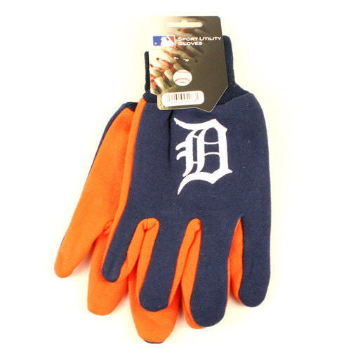 MLB Sport Utility Work Play Baseball Gloves No Slip Grip Adult - Pick Your Team