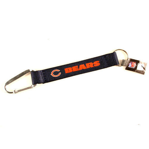 Carabiner Lanyard Keychain 8" NFL Pick Your Team Football NEW!