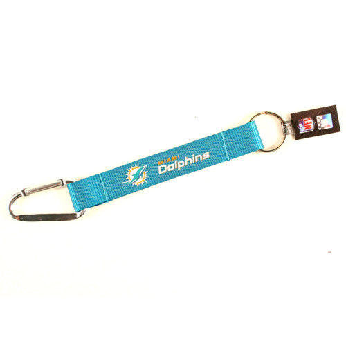 Carabiner Lanyard Keychain 8" NFL Pick Your Team Football NEW!