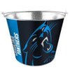 NFL Aluminum Bucket 5 QT Drink Party Pail Ice Metal  - Choose Your Team