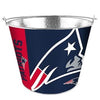 NFL Aluminum Bucket 5 QT Drink Party Pail Ice Metal  - Choose Your Team