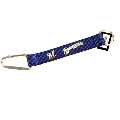 Carabiner Lanyard Keychain 8" Mlb Baseball Key Chain New! - Pick Your Team