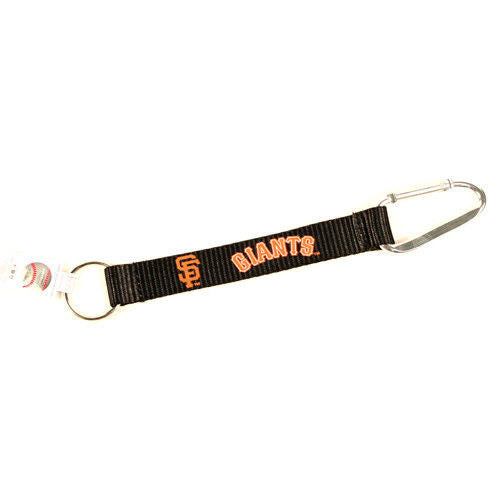 Carabiner Lanyard Keychain 8" Mlb Baseball Key Chain New! - Pick Your Team