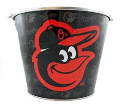 Mlb Aluminum Bucket 5 Qt Drink Party Ice Metal Pail - Choose Your Team