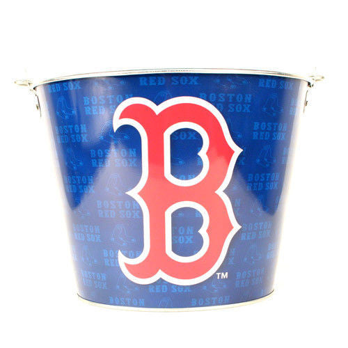 Mlb Aluminum Bucket 5 Qt Drink Party Ice Metal Pail - Choose Your Team