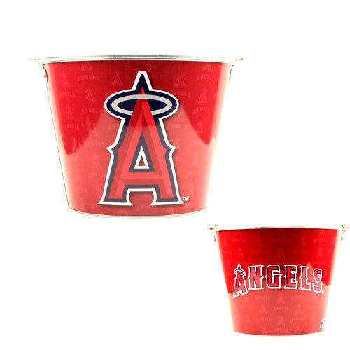 Mlb Aluminum Bucket 5 Qt Drink Party Ice Metal Pail - Choose Your Team