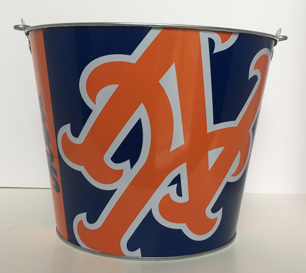 Mlb Aluminum Bucket 5 Qt Drink Party Ice Metal Pail - Choose Your Team