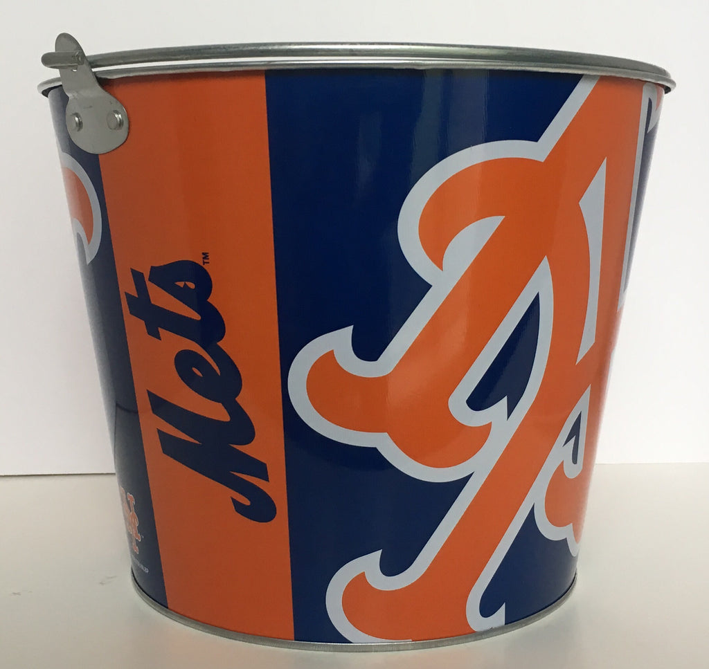 Mlb Aluminum Bucket 5 Qt Drink Party Ice Metal Pail - Choose Your Team