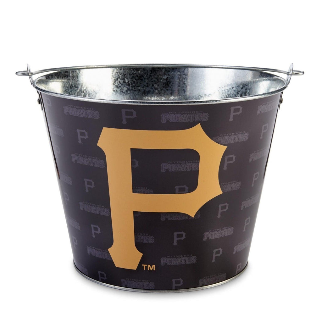 Mlb Aluminum Bucket 5 Qt Drink Party Ice Metal Pail - Choose Your Team