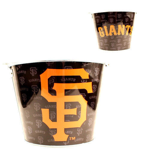 Mlb Aluminum Bucket 5 Qt Drink Party Ice Metal Pail - Choose Your Team