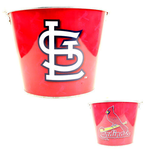 Mlb Aluminum Bucket 5 Qt Drink Party Ice Metal Pail - Choose Your Team