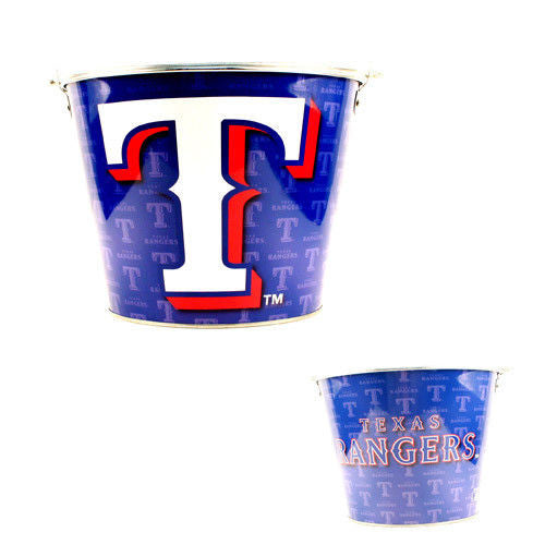 Mlb Aluminum Bucket 5 Qt Drink Party Ice Metal Pail - Choose Your Team