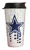 TUMBLERS WITH SNAP TIGHT LIDS 2PK NFL 32OZ TRAVEL CUP FOOTBALL -PICK YOUR TEAMS