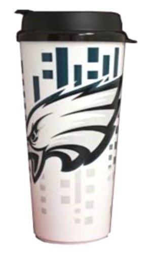 TUMBLERS WITH SNAP TIGHT LIDS 2PK NFL 32OZ TRAVEL CUP FOOTBALL -PICK YOUR TEAMS