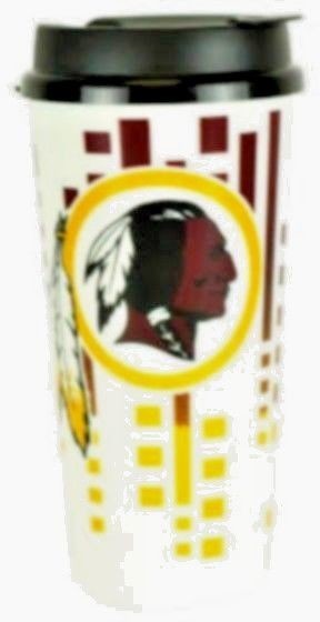 TUMBLERS WITH SNAP TIGHT LIDS 2PK NFL 32OZ TRAVEL CUP FOOTBALL -PICK YOUR TEAMS
