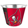 NFL Aluminum Bucket 5 QT Drink Party Pail Ice Metal  - Choose Your Team
