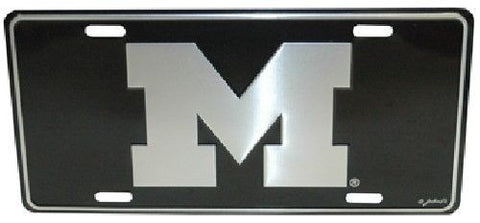 Lsu Tigers Laser Mirror Car Tag Purple Tiger Eye