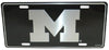 MICHIGAN WOLVERINES ELITE CAR TRUCK TAG LICENSE PLATE BLACK SIGN M UNIVERSITY