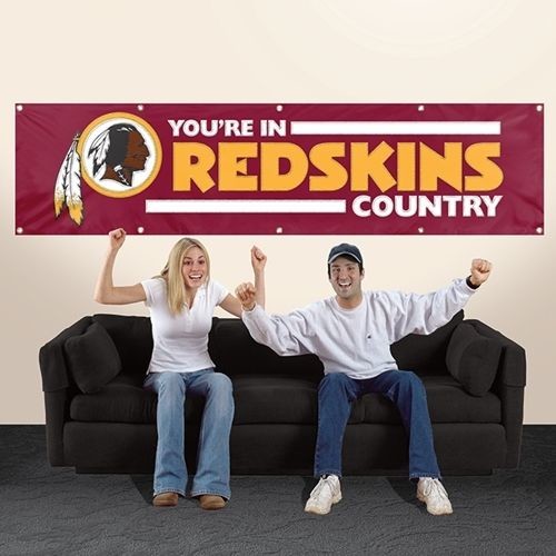 Washington Your'Re In Redskins Country 8' X 2' Banner