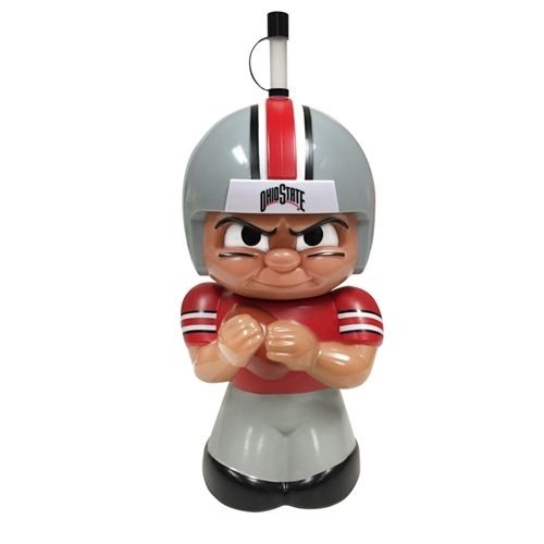 OHIO STATE TEENYMATES BIG SIP 3D CHARACTER CUP 16OZ BUCKEYES FOOTBALL PLAYER ST