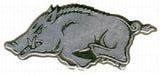 Arkansas Razorbacks Car Emblem Chrome Hogs Logo University Auto Truck Vehicle