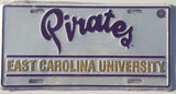East Carolina University Car Truck Tag License Plate 6
