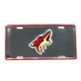 Phoenix Coyotes Car Truck Tag License Plate Chrome