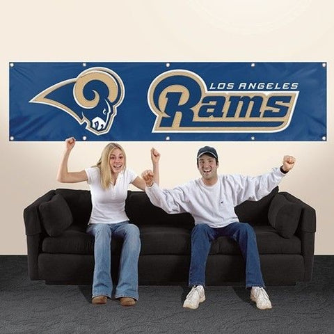 Los Angeles Rams Applique Travel Neck Pillow Team Logo Color Snap Closure Polyester