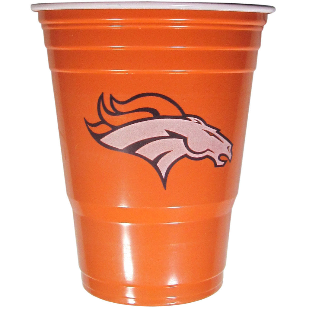 Denver Broncos Plastic Gameday Cups 18Oz 18Ct Solo Tailgate Party Supplies Game