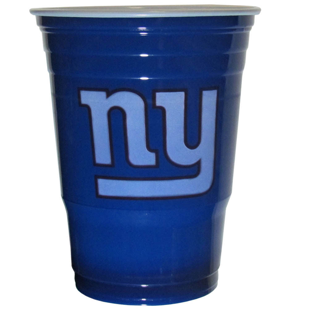 New York Giants Plastic Gameday Cups 18Oz 18Ct Solo Tailgate Party Supplies Game