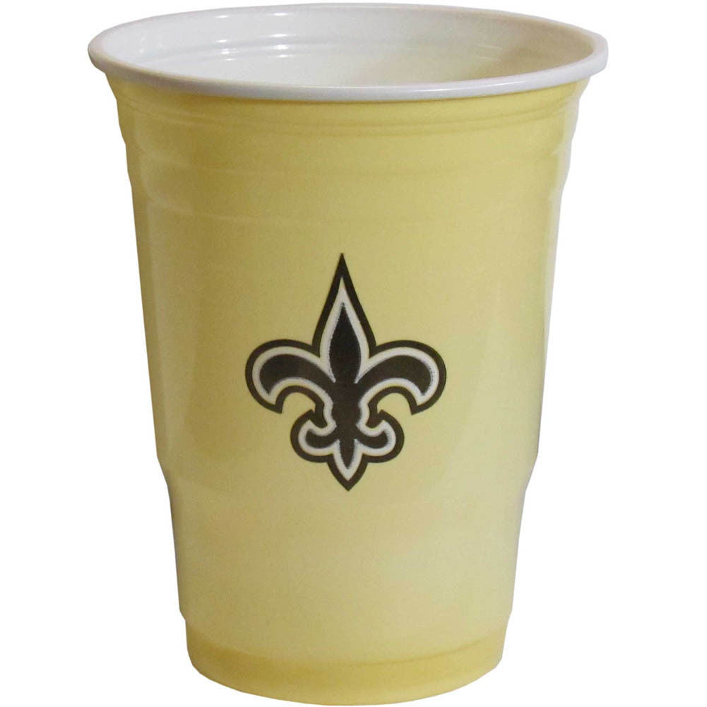 New Orleans Saints Plastic Gameday Cups 18Oz 18Ct Solo Tailgate Party Supplies