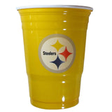 Pittsburgh Steelers Plastic Gameday Cups 18Oz 18Ct Solo Tailgate Party Supplies