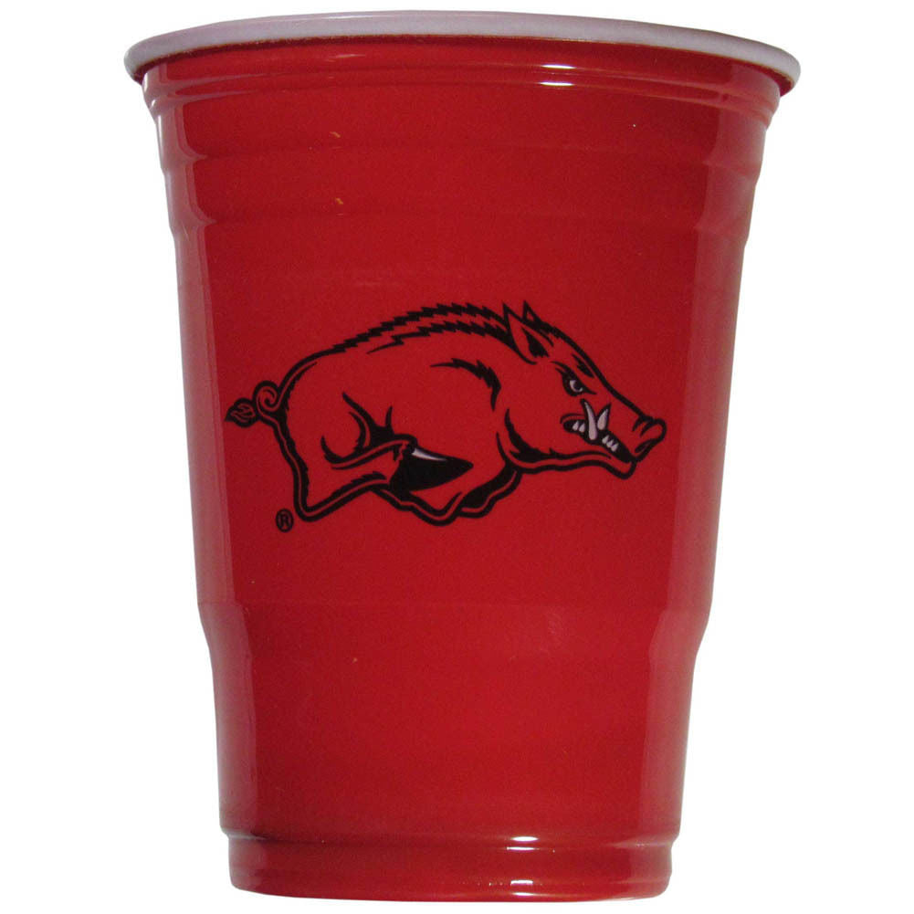 Arkansas Razorbacks Plastic Gameday Cups 18Oz 18Ct Solo Tailgate Party Supplies