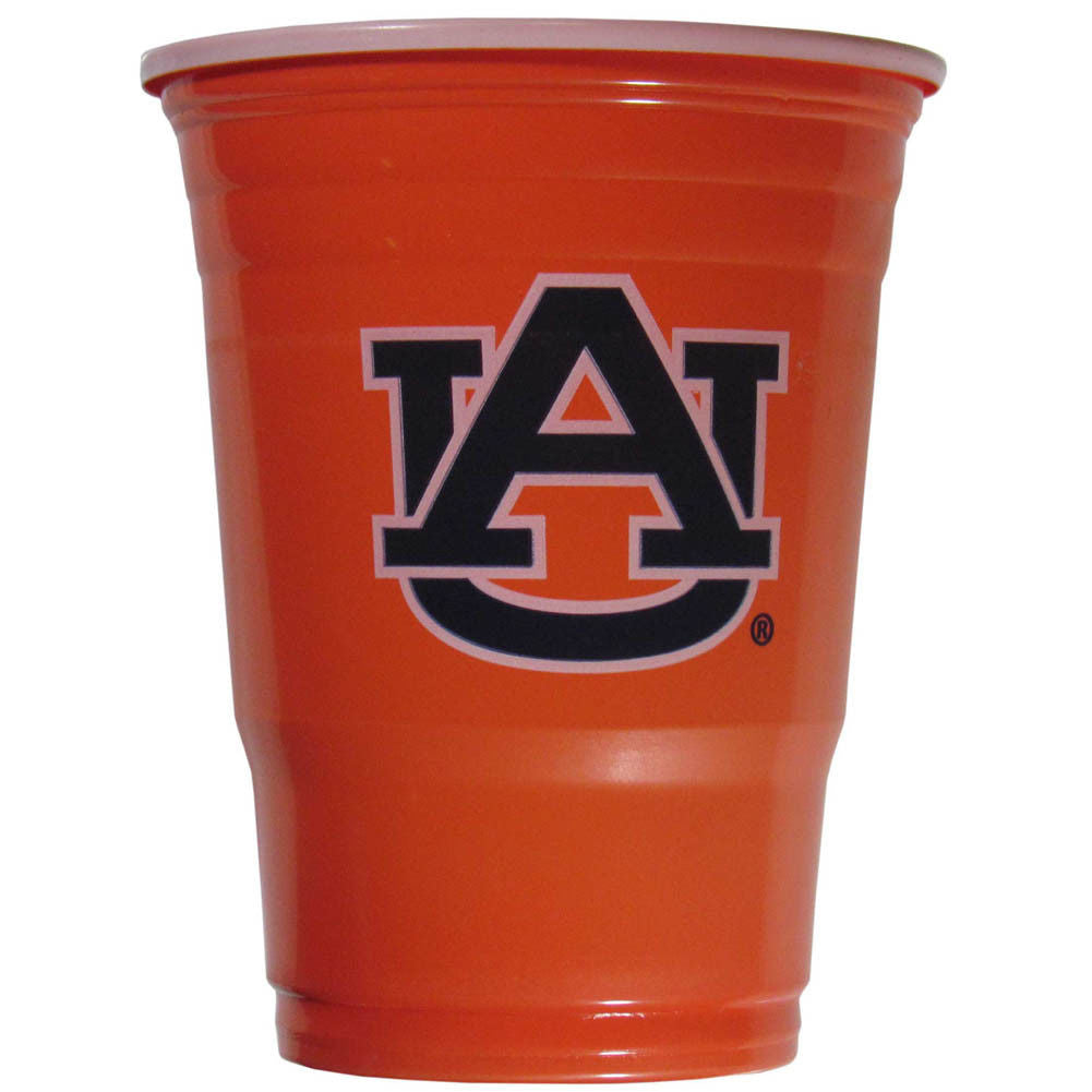 Auburn Tigers Plastic Gameday Cups 18Oz 18Ct Solo Tailgate Party Supplies War