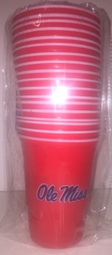 Ole Miss Rebels Drinkware Gameday Cups 18Oz Plastic