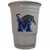 MEMPHIS TIGERS PLASTIC GAMEDAY CUPS 18OZ 18CT SOLO TAILGATE PARTY STATE MANCAVE