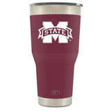 Mississippi State Bulldogs Vacuum Insulated Stainless Tumbler 30Oz 2 Pk Simple