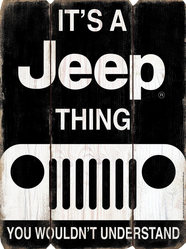 IT'S A JEEP THING WALL ART SIGN