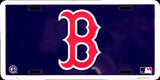 Boston Red Sox Car Truck Tag License Plate Blue With Red B Metal Sign