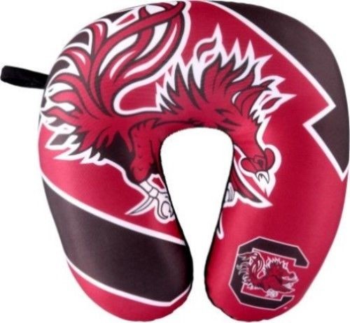 SOUTH CAROLINA GAMECOCKS TRAVEL NECK PILLOW 12"X13" SUPER SOFT FLEECE UNIVERSITY