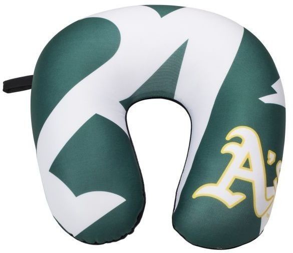 Oakland Athletics Travel Neck Pillow 12" X 13" Super Soft Fleece Mlb A'S Fan